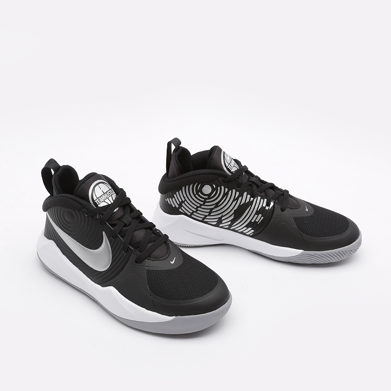 женские черные кроссовки Nike Team Hustle D 9 GS AQ4224-001 - цена, описание, фото 2